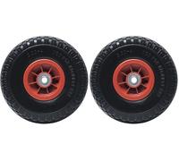 Roue increvable 10 260x75mm WERKA PRO Alésage 16mm (Lot de 2)