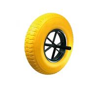 Linxor - Roue increvable pour brouette 38 x 9 cm - Axe 20 mm