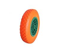 Linxor - Roue increvable pour brouette 38.5 x 9 cm - Axe 20 mm