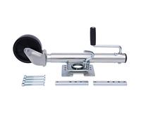 Roue jockey 1200 LB pour remorque jusqu'à 540 kg, roue jockey pour remorque jusqu'à 540 kg, roue jockey avec jante en métal, roue jockey automatique, remorque