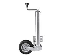 Roue Jockey Automatique SWV 400 kg Acier 210 mm x 50 mm Pivot Broche Stable et Manivelle Graisseurs pour Graissage 1 Count