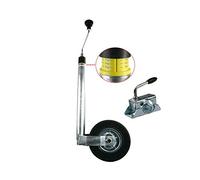 Roue jockey avec indicateur de charge et support de serrage 150 kg