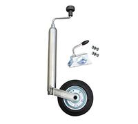 Roue jockey de 150 kg. Support de serrage avec matériel de fixation.