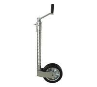 Roue jockey de sécurité - Tube nervuré - 48 mm - 300 kg - 220 x 60 cm - Antidérapante - Pour caravane, remorque, camping-car