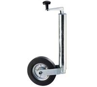 Roue Jockey - Diamètre 48 mm - Capacité 130 kg - Tube Circulaire et Galet Plein
