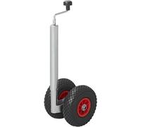 Roue Jockey Double Jante Plastique Avec Pneu D'aire, 260x85 Mm, 48 Mm