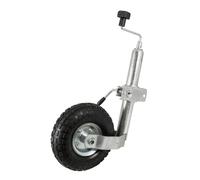 Roue jockey gonflable + bride de fixation 48 mm