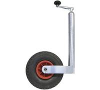 Roue jockey tube diam 48mm avec + 260x85mm plastique