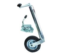 Roue jockey XLPT avec fourche d.48mm + bride - XL PERFORM TOOLS - Roue de jockey - Acier - Gris