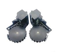 Roue latérale de rechange pour aspirateur Roborock S50 S51 S52 S55 C10 E20 - Longue durée gauche et droite Noir (L+R)
