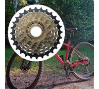 Roue libre à visser 6/7/8 vitesses pour pièces de vélo en acier 13/14 28T à haute teneur en carbone offrant une transmission stable et silencieuse pour vélos (position 7 vitesses)