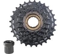 Roue Libre De Vélo Ata Speed,6/7/8 Vitesse 14-28t/13-28t Vis De Roue Libre De Vélo Sur Moyeu Libre Fileté De Type À Roues Libres Multiples,Noir/Marron