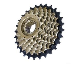 Roue libre en acier pour vélos à 7 vitesses avec diamètre extérieur de 113 mm et pignons usinés avec précision 14 16 18 20 22 24 28 dents