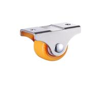 Roue linéaire for meubles pièces/lot 1.25 pouces, en plastique rigide Pp, roulette fixe directionnelle silencieuse, poulie de porte coulissante, 4 pièces/lot