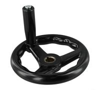Roue manuelle à 3 rayons avec poignée pour un contrôle efficace dans les applications de fraisage et de tour (16 x 160 mm)