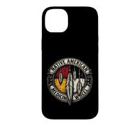 Roue médicinale à Quatre Directions en Plume indigène Coque pour iPhone 14 Plus