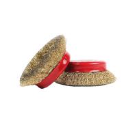 Roue métallique de type bol 100, meuleuse d'angle, roue polissage 125, polisseuse, brosse en acier inoxydable(Small red bowl wire wheel 16mm 20pcs)