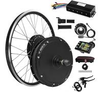 Roue motrice 48 V 2000 W pour vélo électrique VTT, kit de Conversion à Propulsion arrière, avec écran Couleur S866 et contrôleur 3 Modes 40 A, kit Moteur moyeu 20-29 pouces/700C 29",48V2000W