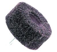 TIVOLY - Roue Abrasive en Mousse pour Perceuse - Nylon Extrudé + Grains Corindon - Grain 80 - Nettoyage et Décapage Tous Supports Bois et Métal