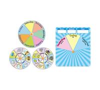 Roue Pédagogique en Papier pour Apprendre L’anglais à Maison | Activité Interactive, Lexique Météo et Jours Semaine, Apprentissage Ludique pour Parents, Enseignants et Garçon Fille