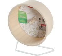 Roue pied en metal pour rongeur et petit mammifère Zolux Beige 12 cm