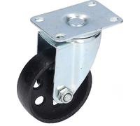 Roue pivotante 3.5in Cast Iron Wheel Dual Bearing Heavy Duty Accessory for Cart Trolley