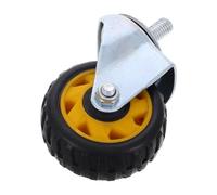 Roue Pivotante de Rechange pour Cric Roulant Hydraulique | Plastique et Fer Solide, Positionnement Aisé, Contrôle Précis, Compatible Crics Trolley et Élévateurs de Transmission