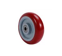 Roue pivotante en polyuréthane 4 pièces/lot 5 pouces, chariot simple silencieux, roue lourde directionnelle résistante à l'usure