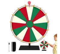 Roue pivotante pour récompenses, roue de récompenses, spinner de table coloré, roue de roulette Spinner de table de 10/15 fentes pour carnaval, foires, jeux de Spin de la Fortune