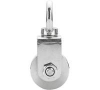 Roue pivotante robuste en acier inoxydable 304 for levage, poulie fixe, câble métallique(68 U Type)