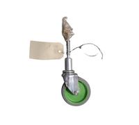 ROUE PLAN DE MONTEE Ø80MM PIVOT+RESSORT