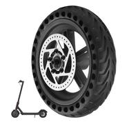 Roue Plein Arrière pour Xiaomi Trottinette M365/1s/Essential/3 avec Moyeu et Disque de Frein Pneu Plein Increvable Antidérapant