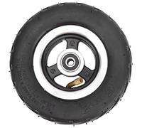 Roue pneumatique 6 x 2 avec pneu gonflable et moyeu en alliage d'aluminium, forte stabilité de préhension pour scooter électrique