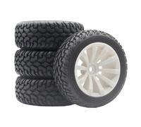 Roue Pneus Pouces pour Wltoys 144001 pour Tamiya 1/12 1/14 1/10 | Tout-terrain 75mm 1,9 pouces Pour buggy avec moyeux hexagonaux 12 mm pour voitures RC multi-échelles Pneus