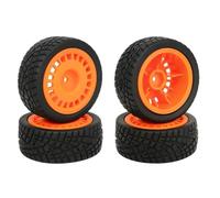 Roue Pneus pour Sakura D4 D5 pour Tamiya pour TT02 1/10 Pièces | Les jantes en plastique et les moyeux hex 12mm offrent glissades fluides, un contrôle précis l'angle RC