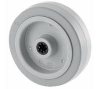 Roue polyamide - bandage caoutchouc élastique - diamètre 125 mm - UFR TENTE
