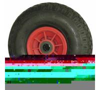 Roue polypropylène noir - bandage pneumatique - diamètre 400 mm TENTE