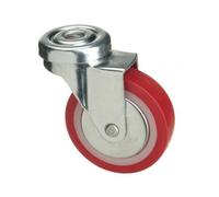 Roue polyuréthane à passant 60 mm