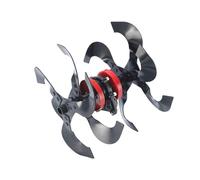 Roue pour aérer le sol - Herse à disques résistante - Pour la préparation du sol dans le jardin, le terrain et la ferme pour les particuliers et les entreprises