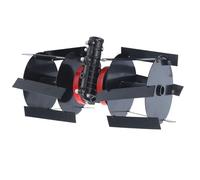 Roue Pour Aérer Le Sol - Outil De Cultivateur Rotatif À 9 Dents | Roue De Désherbage, Rouee De Désherbage Facile, Accessoires Pour Tondeuse À Gazon Pour Utilisateurs Particuliers Et Professionnels