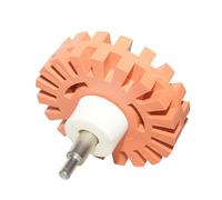 Roue pour enlever les autocollants 3,94 x 0,79 pouces | Outil de suppression de rayures | Disque de nettoyage pneumatique pour rayures | Roues de perceuse en caoutchouc adhésif