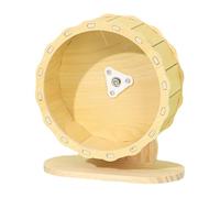 Roue pour hamster humain - Roue de chinchilla en bois - Roue pour petits animaux de compagnie - Roue rotative silencieuse - Roue rotative en bois - Roue rotative silencieuse pour gerbilles, souris