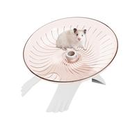 Roue pour hamster - Roue silencieuse pour hamster | Soucoupe volante pour petits animaux de compagnie, hérisson, souris, gerbilles pour libérer le stress | Course antidérapante et silencieuse