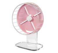 Roue pour hamster - Support réglable 25,4 cm - Roue silencieuse | Accessoires de course lisses pour hamster gerbilles souris chinchilla furet