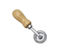 Roue pour pâtisserie, outil de cuisine pour pâtisserie avec manche en bois, coupe de diamètre 3,8 cm pour base de gâteau, pour la cuisine, la fabrication d'écorces à et de croûte à pizza