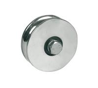 Roue pour Portail Coulissant Ø 100mm - 1 Roulement à Billes - Gorge Ø16 - IBFM - 364100P