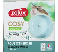 Roue pour rongeurs plastique silencieuse Zolux Cosy Bleu 14 cm