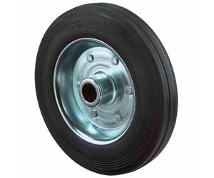 Roue pour Roulette Fixe 160mm Caoutchouc Portance 135kg Rouleau Lenkrollen Haut