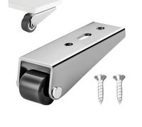 Roue Pour Support De Portail Guide De Glissière Inférieure Vertical Porteur | Galets bas de porte coulissante robustes pour Meuble, Armoire, Portail, Tiroir, Placard, Coulissemen