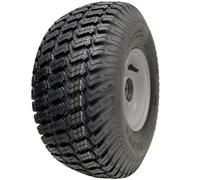 Roue pour tondeuse à gazon 15 x 6,00-6, moyeu de 65 mm, pneu P332 à 4 plis sur jante, roulements de 20 mm